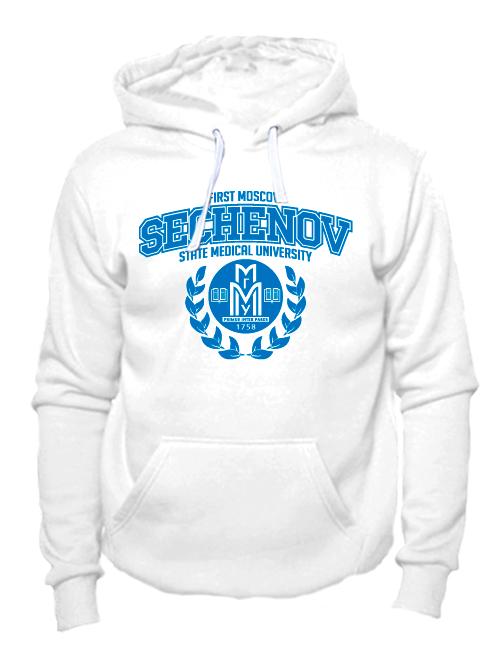 Толстовка Sechenov University белая