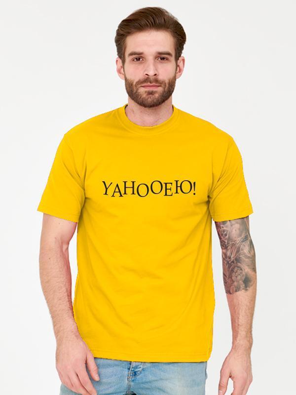 Футболка Yahooею желтая